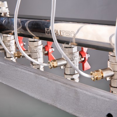 VT.GPM.05S04.L6 Узел этажный для поквартирного учета тепловой энергии Valtec 3/4", 6 вых., ввод слева  - Вид №4