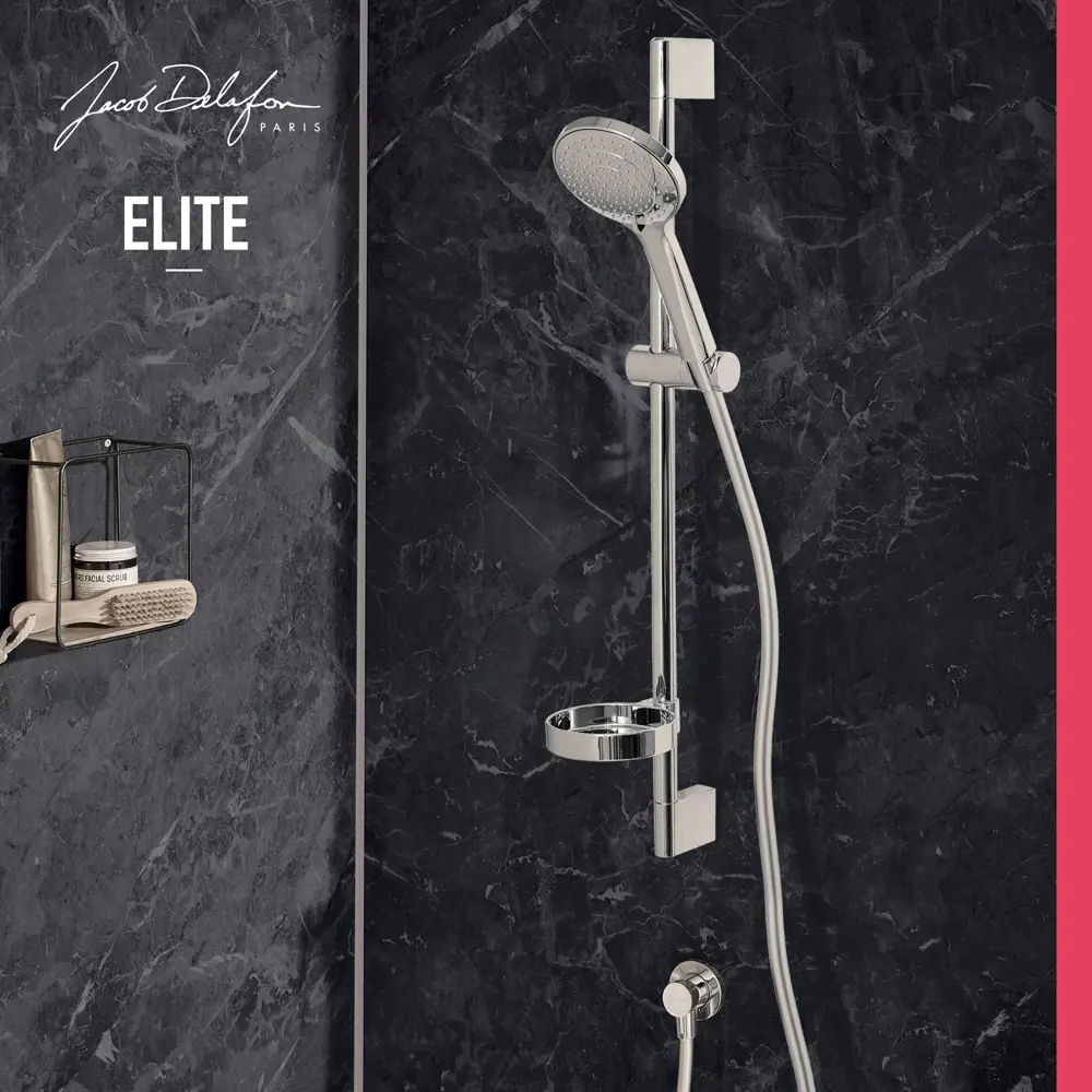 Jacob Delafon Elite - душевой комплект с тремя режимами в хромированном исполнении 85664789 STLM-0065068 - Вид №2
