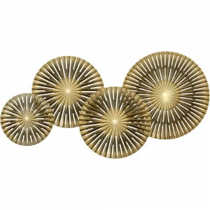 Панно декоративное настенное из дерева 120х70 см золотое Black Touch-4 EVENHOME  00-3878795 Золото;коричневый