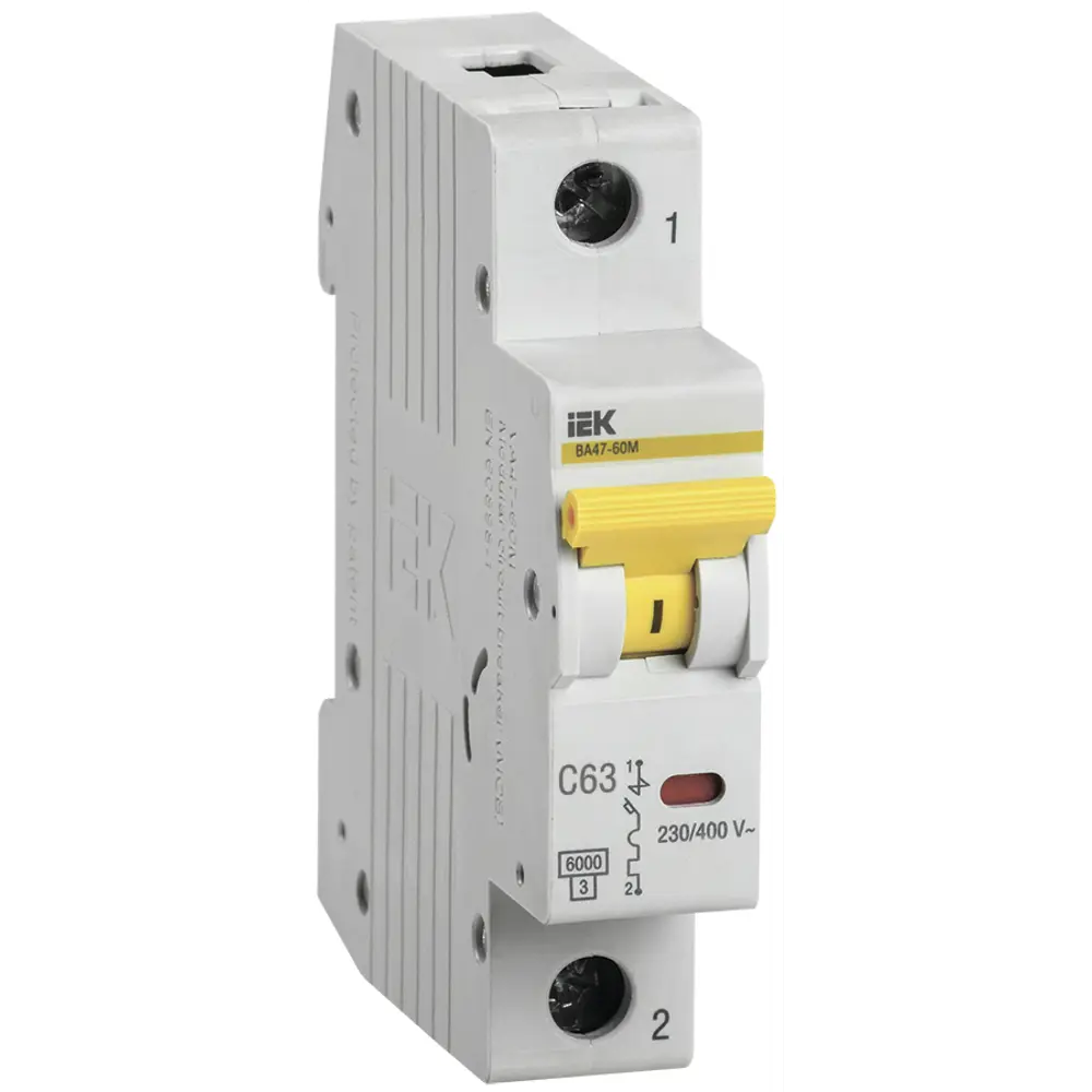 Автоматический выключатель IEK ВА47-60M с двойной защитой от сверхтоков 89162769 STLM-0079332