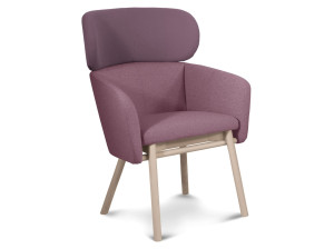 Тканевое кресло с подлокотниками