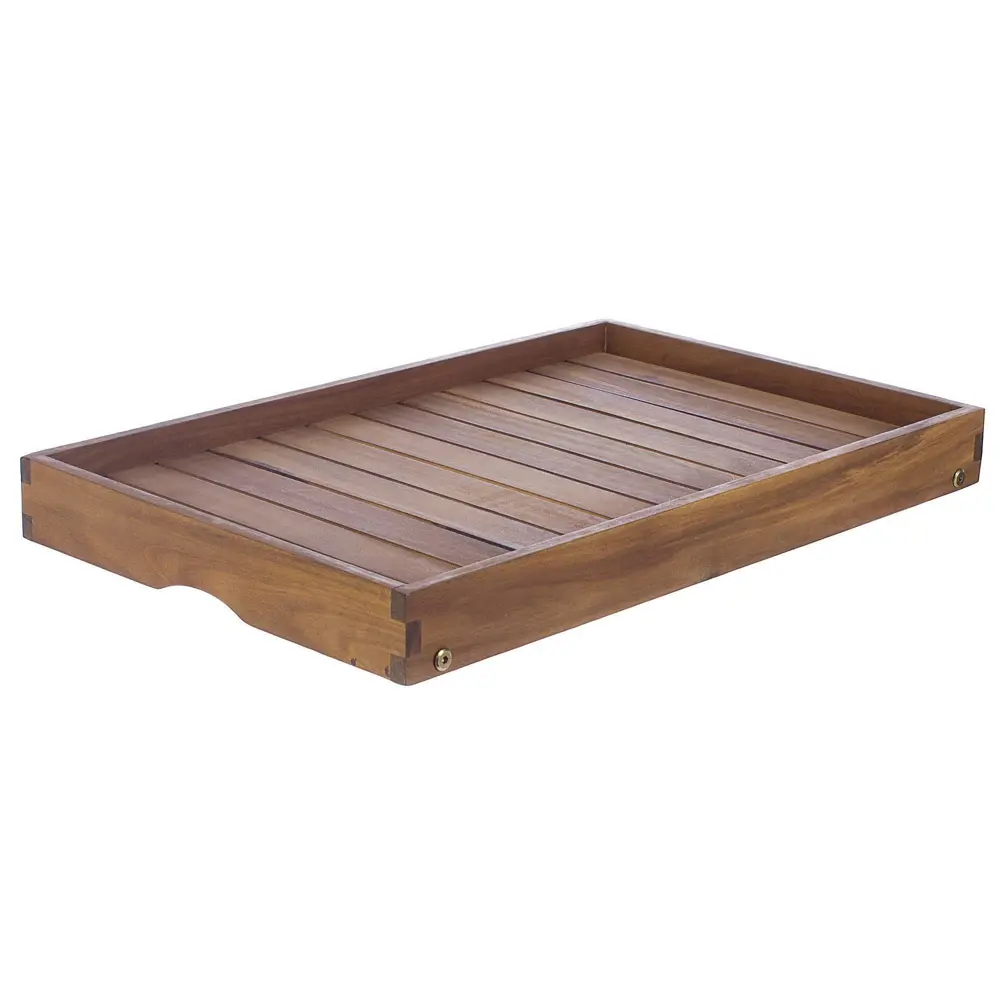 Поднос на ножках 35x55x23.5 см, акация Santreyd STLM-2148449 - Вид №1