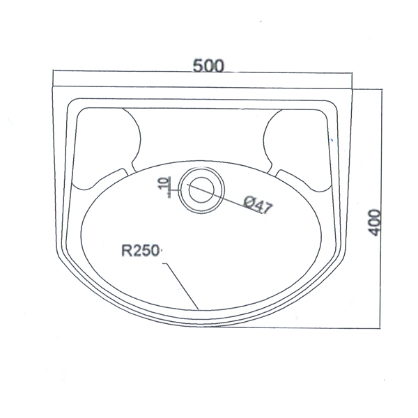 1015115 Подвесная раковина настенная круглая Лобненский Стройфарфор  белая  - Вид №1