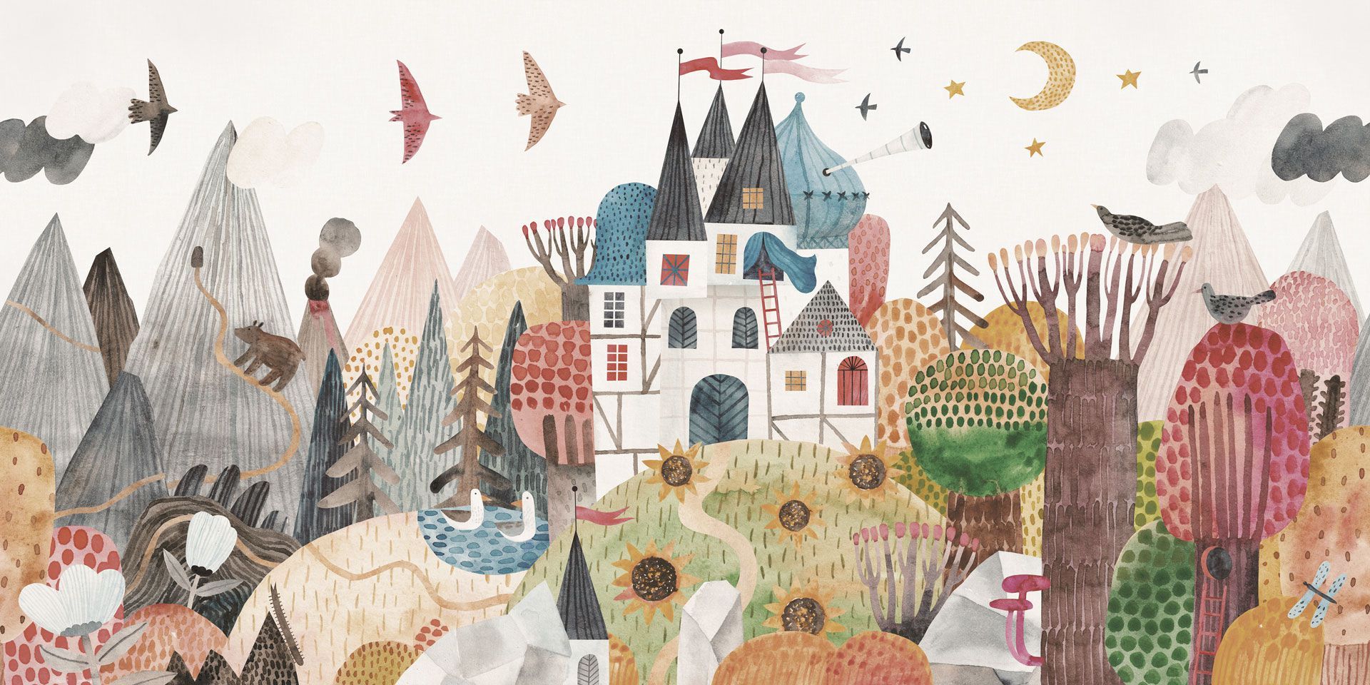 Панорамные обои для детей Rimura 2025 ARCH-00149974 - Вид №1