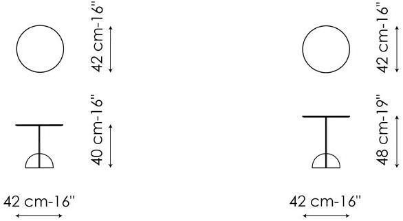 Bonaldo Круглый журнальный столик из крашеного металла sun-id-1384589 - Вид №2