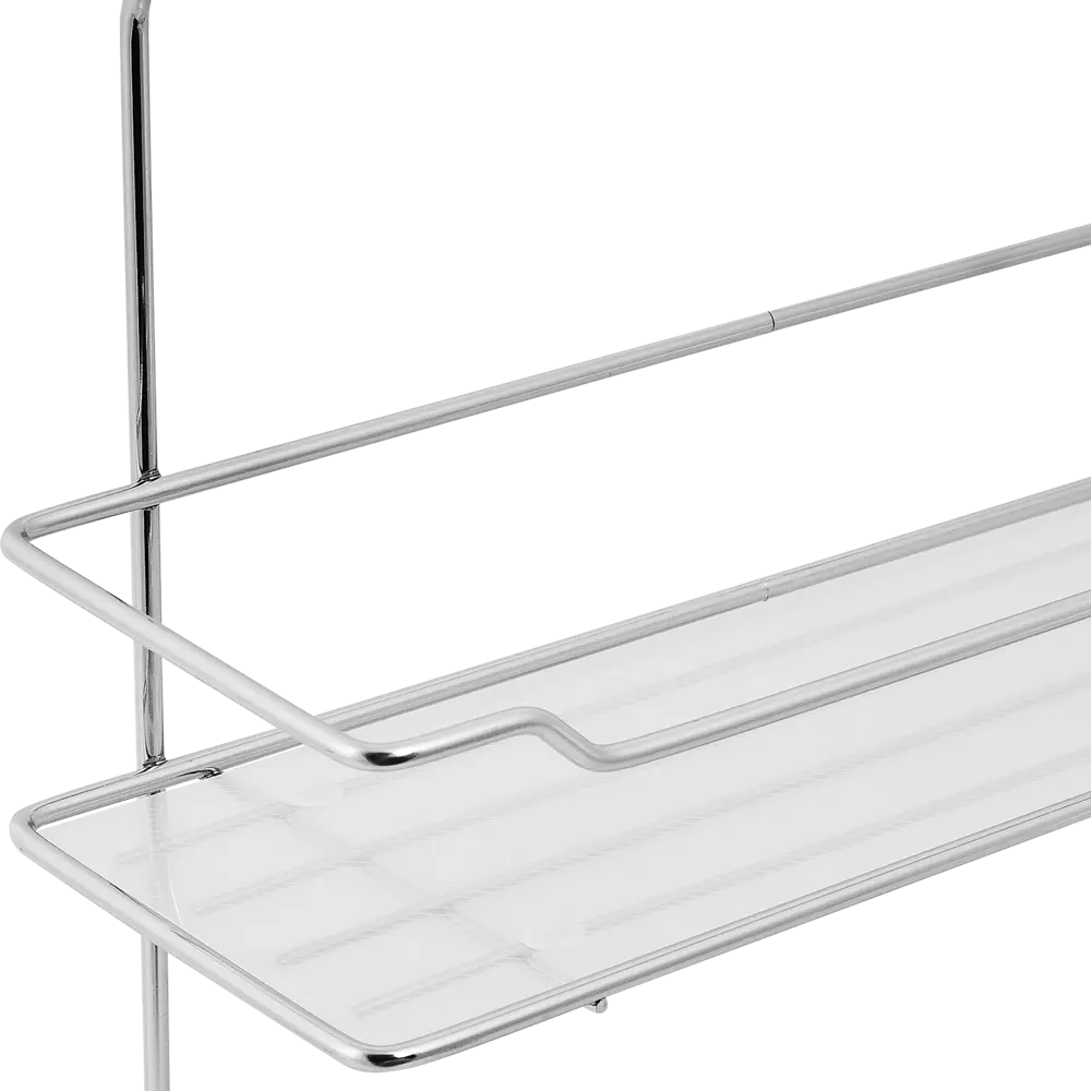 Полка для рейлинга Аквадекор Stick двухъярусная 30x12.5x45 см сталь цвет серый STLM-2034569 - Вид №2
