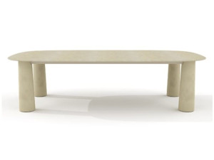 Прямоугольный бетонный стол