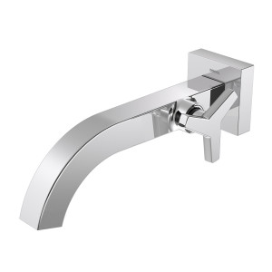 00876406 Настенный смеситель для ванной комнаты из полированного графита Docol DOCOL CITY