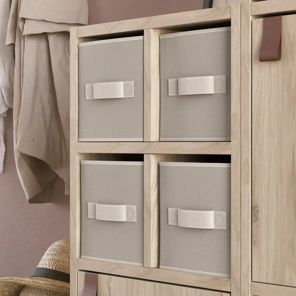 Короб Spaceo KUB Trench 15x31x15 см 6.9 л полиэстер цвет платиновый STLM-2062818 - Вид №3