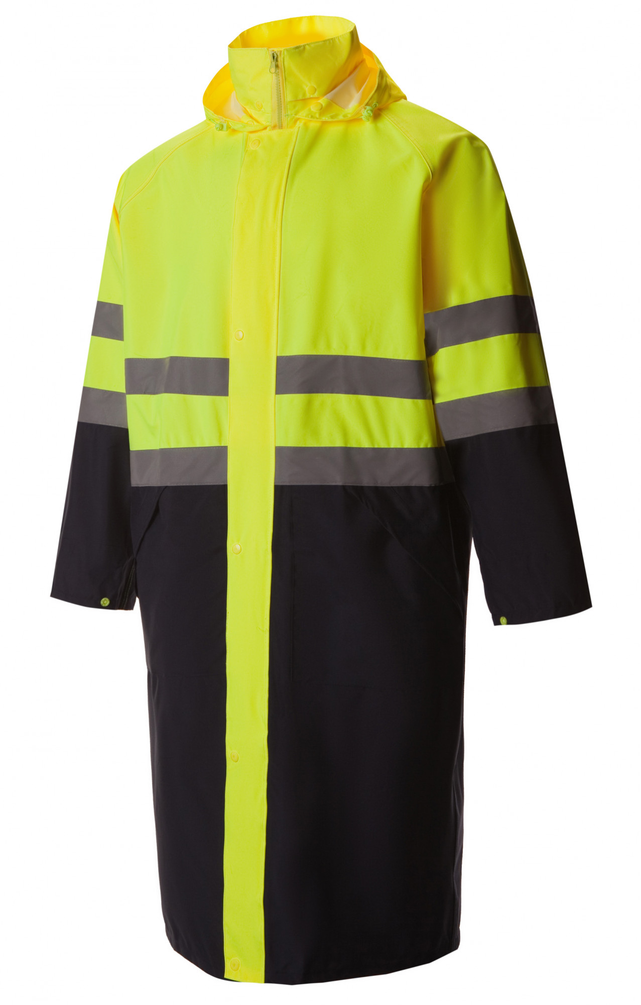 5040612 Плащ Альбатрос + УЦЕНКА лимонный темно-синий  Непромокаемая спецодежда  размер L 