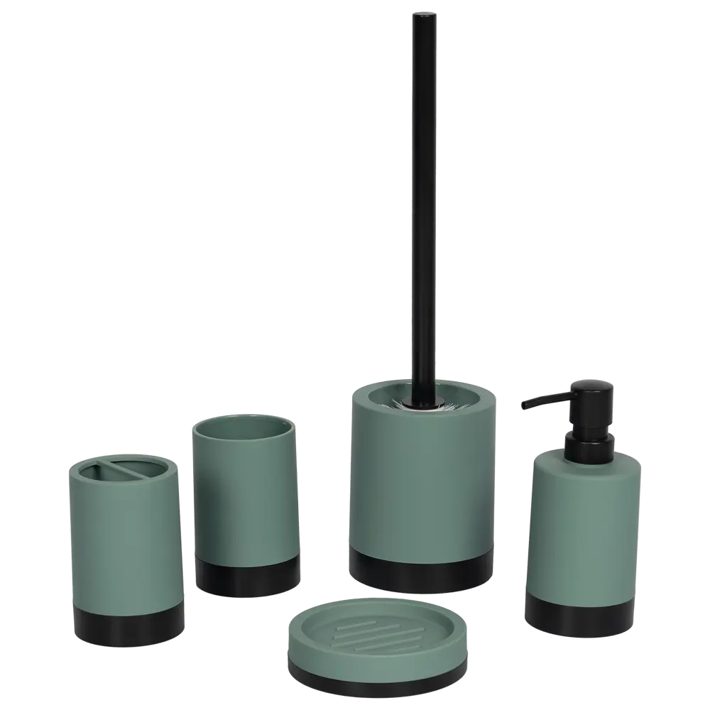 Мыльница Swensa Gul SWP-2401-GRN-04 пластик цвет зеленый STLM-2128534 - Вид №1