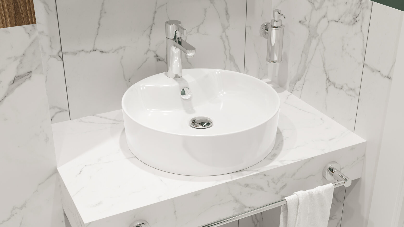 BST43SLWB01SH Накладной умывальник Shelf SANITA LUXE Best - Вид №2