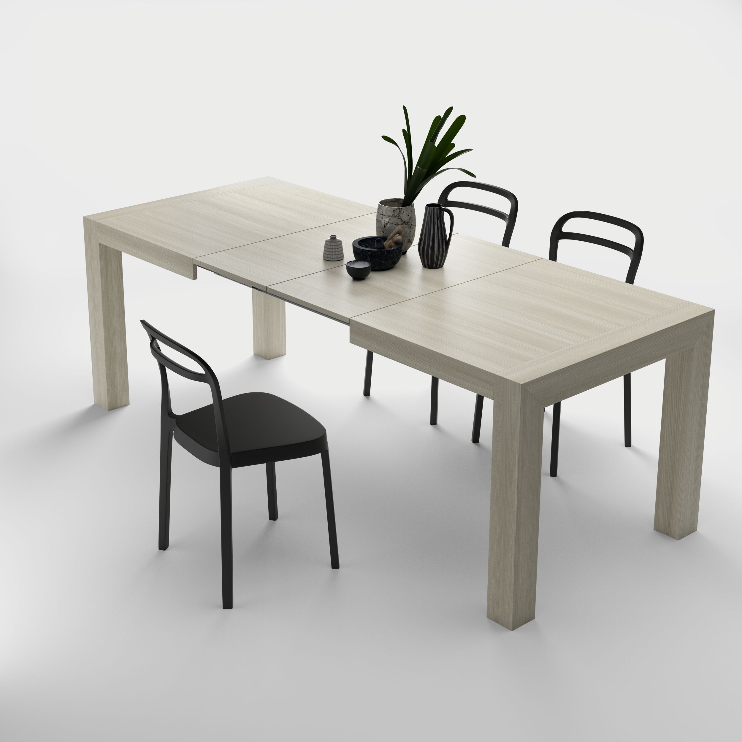 Прямоугольный выдвижной обеденный стол в меламине Mobili Fiver IACOPO ARCH-00045798 - Вид №8