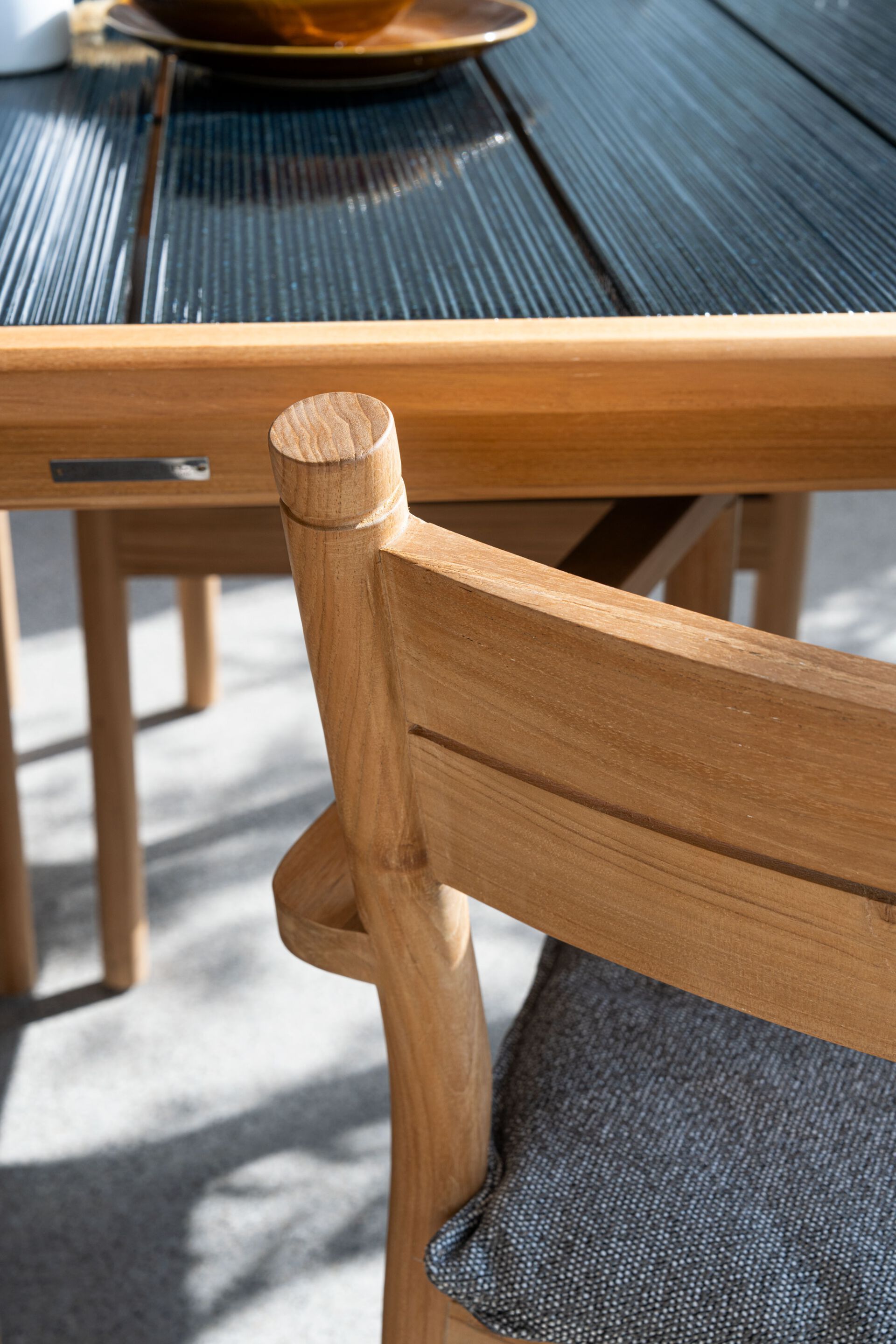 Деревянный штабелируемый садовый стул с подлокотниками Atmosphera Панама ARCH-00144422 - Вид №7