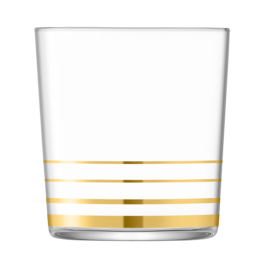 Набор из 8 стаканов с золотым декором Deco 390 мл LSA International G133713216 - Вид №4