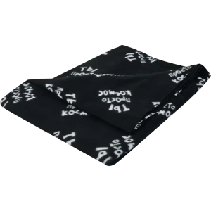 Плед Ты Космос 120х150 см флис цвет черно-белый