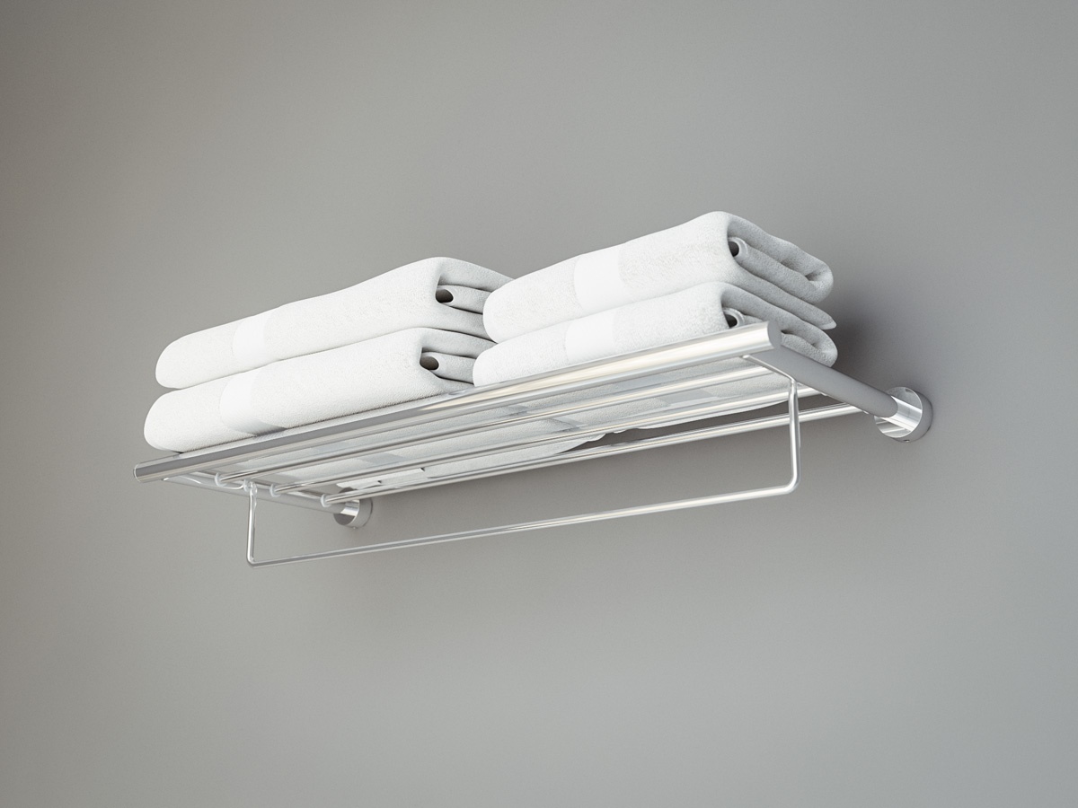 NOS 039 Полка для полотенец со штангой 30 cm FBS Nostalgy - Вид №2