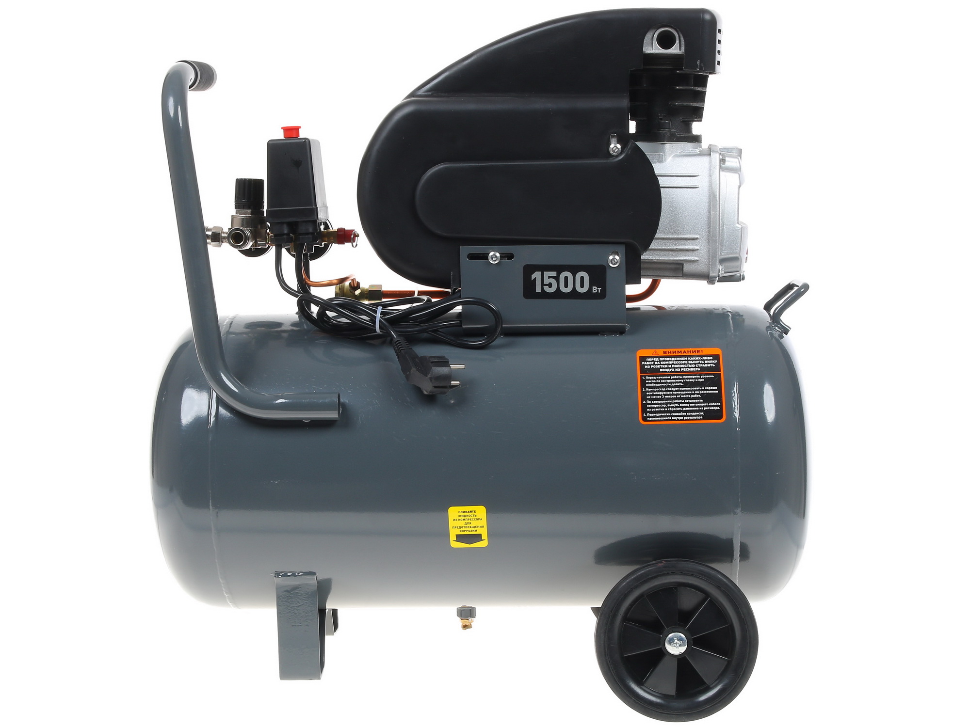 Компрессор поршневой масляный Парма K-1500/50КМ 1081887 STDN-0013057 - Вид №7