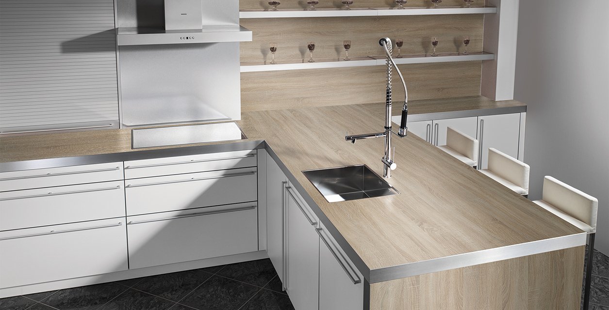 Столешницы для кухни - Винтажный дуб LIGRON LIST387 3027 - Вид №16