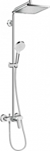27284000 Crometta E Showerpipe 240 1jet с однорычажным смесителем Hansgrohe