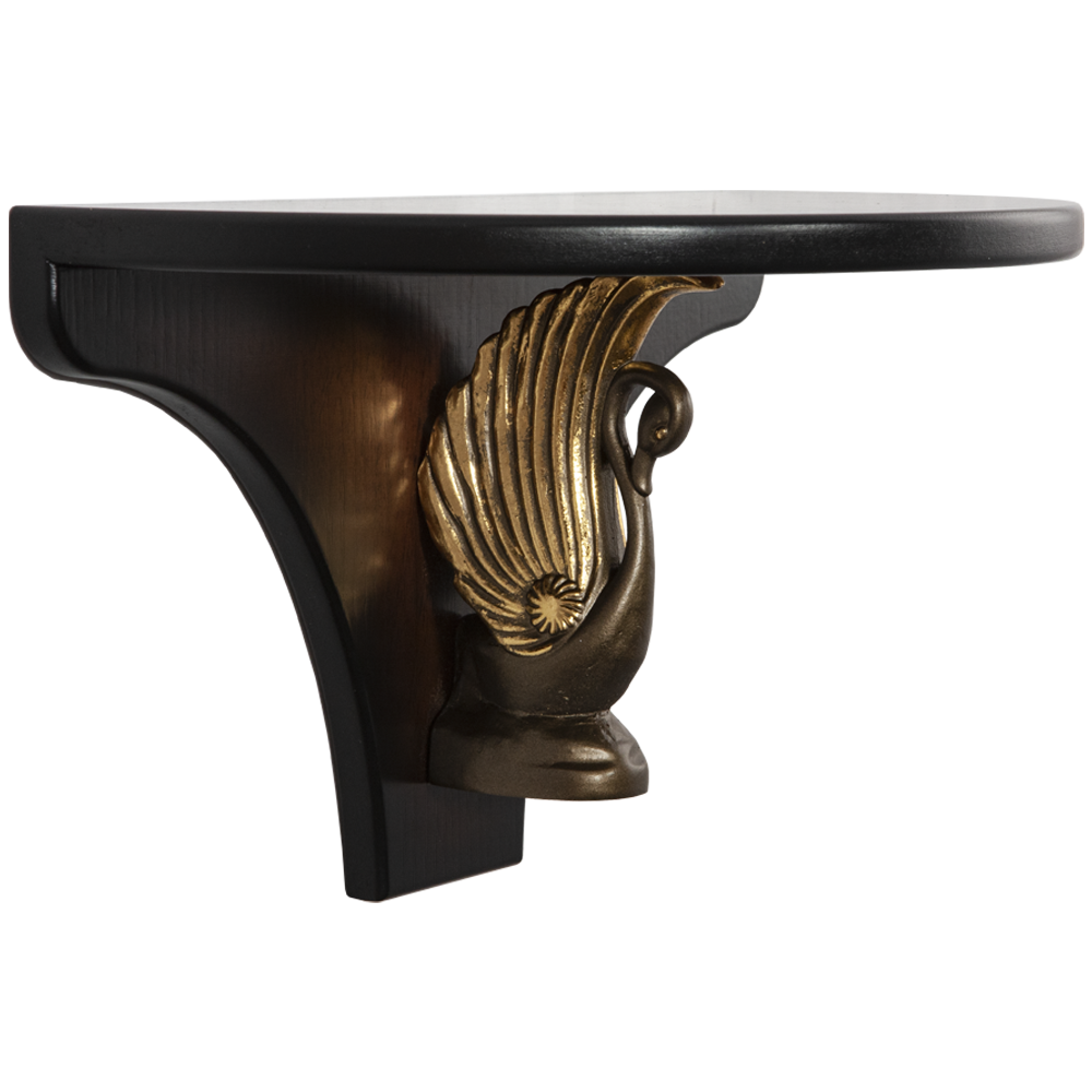 13072 Полочка Арго малая Орех BOGACHO 4627179652265 - Вид №1