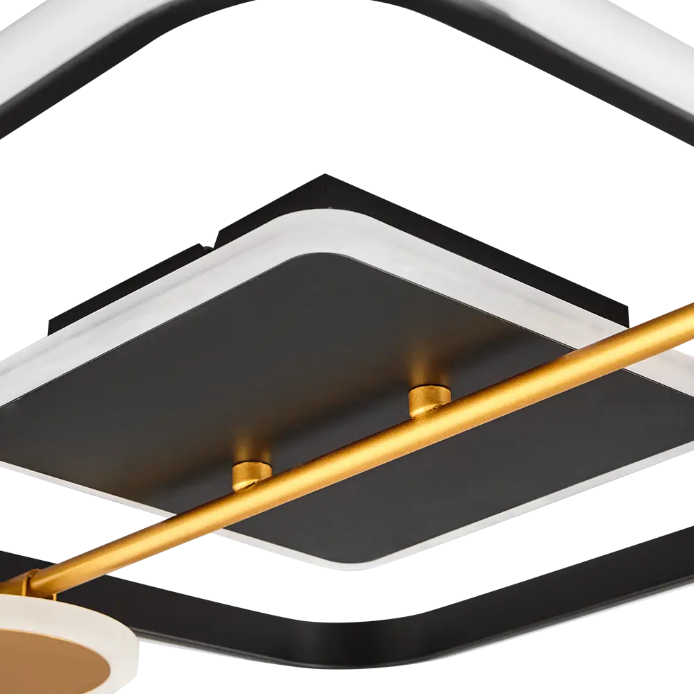 Люстра потолочная Jlight Viana 5648/80C LED цвет черный/золото 84315604 STLM-2103276  - Вид №7