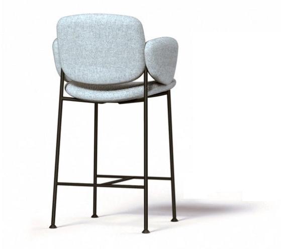 arrmet Табурет высокий тканевый с подлокотниками Macka sun-id-1383782 - Вид №2