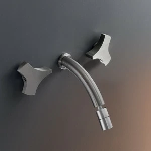 Настенный двойную ручку смеситель с регулируемым носиком L. 170 мм  ZIQ09 CEADESIGN