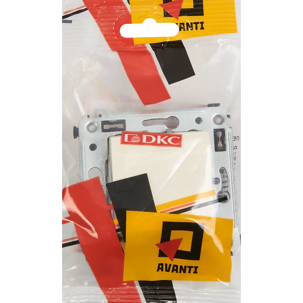 Выключатель проходной встраиваемый DKC Avanti 1 клавиша цвет ванильная дымка STLM-2019446 - Вид №4