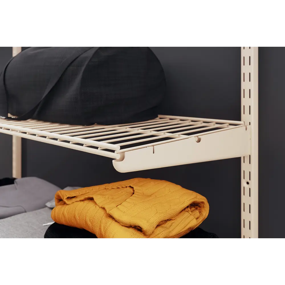 Кронштейн Larvij для полок 33.4 см с нагрузкой 90 кг в цвете магнолия 84804140 STLM-0055432 - Вид №5