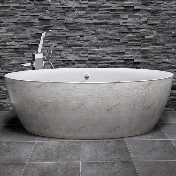 Ванна отдельностоящая Dip Concrete Grey Aquamass Stone One CONCRETEGREY