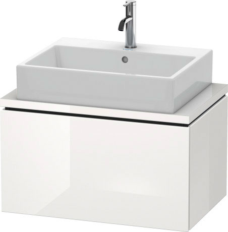 LC580107272 Тумбочка для компактной консоли L-Cube #LC5801 720 x 477 мм Дуб брашированный, натуральный шпон Duravit - Вид №2