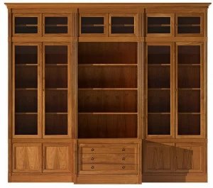 Morelato Модульный модульный книжный шкаф вишня Direttorio Art. fs3010187