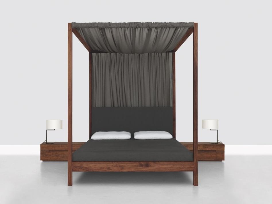 Двуспальная кровать из массива дерева с балдахином ZEITRAUM IN HEAVEN ARCH-00104858 - Вид №1