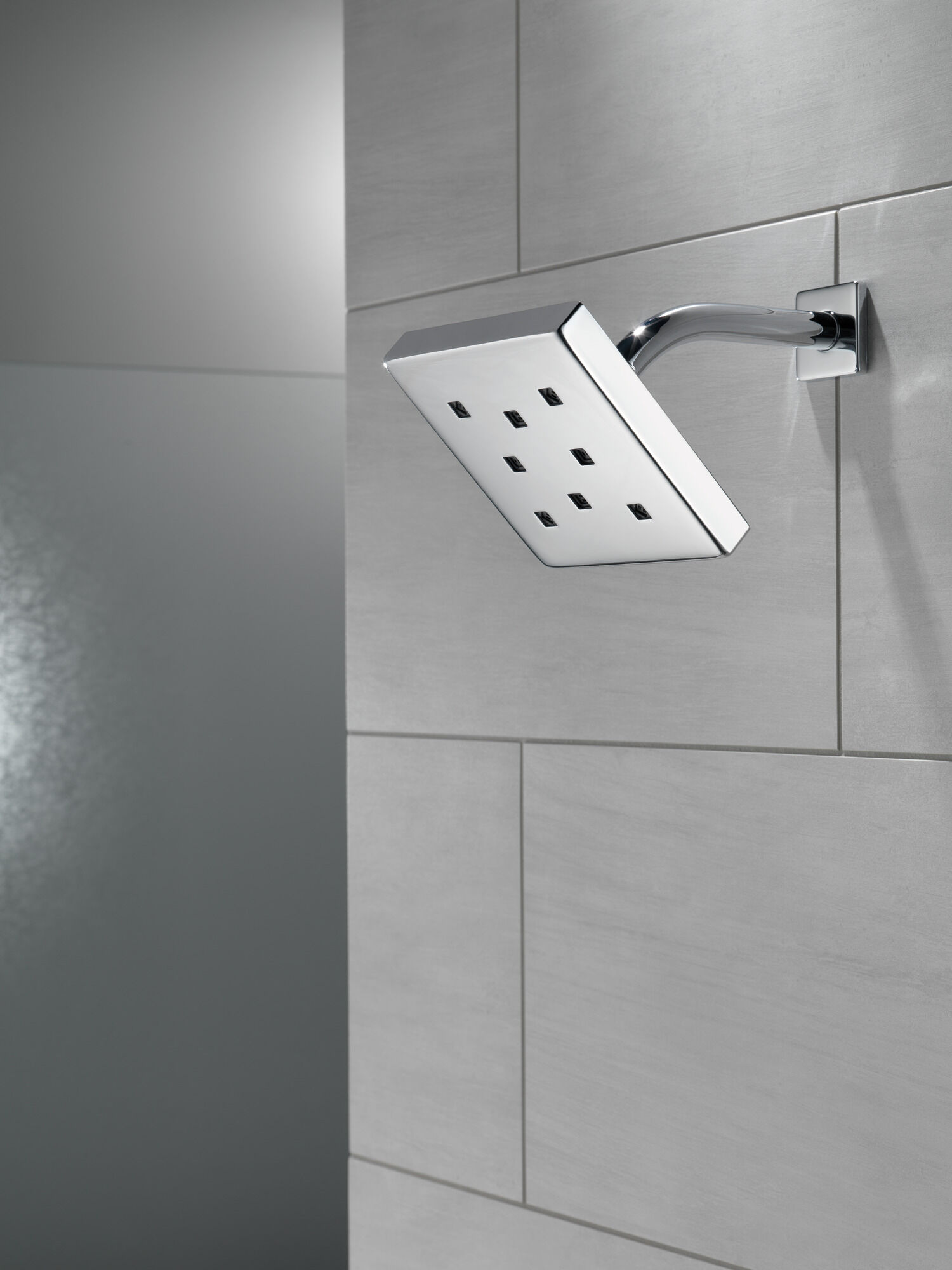 52171 H2Okinetic® Металлическая душевая лейка Raincan с одинарной настройкой Delta Faucet Universal Showering Хром  - Вид №2