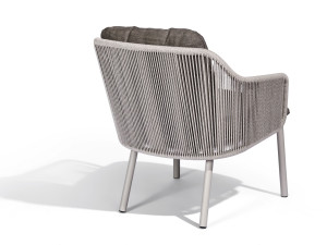 Алюминиевое садовое кресло с подлокотниками