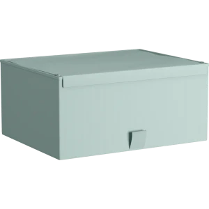 Короб с крышкой Spaceo Laguna 5, 360x165x280 мм, 16 л, нетканый, цвет зеленый