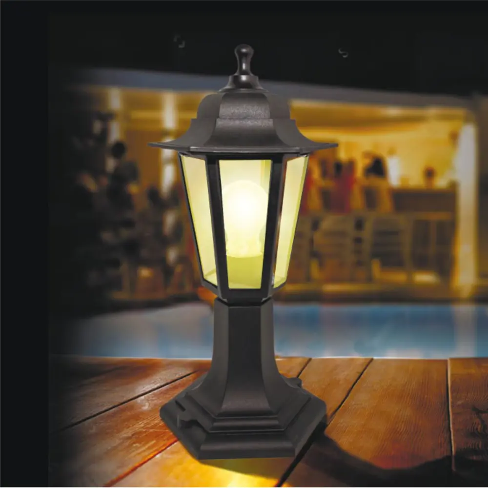 Фонарный столб уличный Apeyron малый 34 см цвет чёрный STLM-2200865 - Вид №4