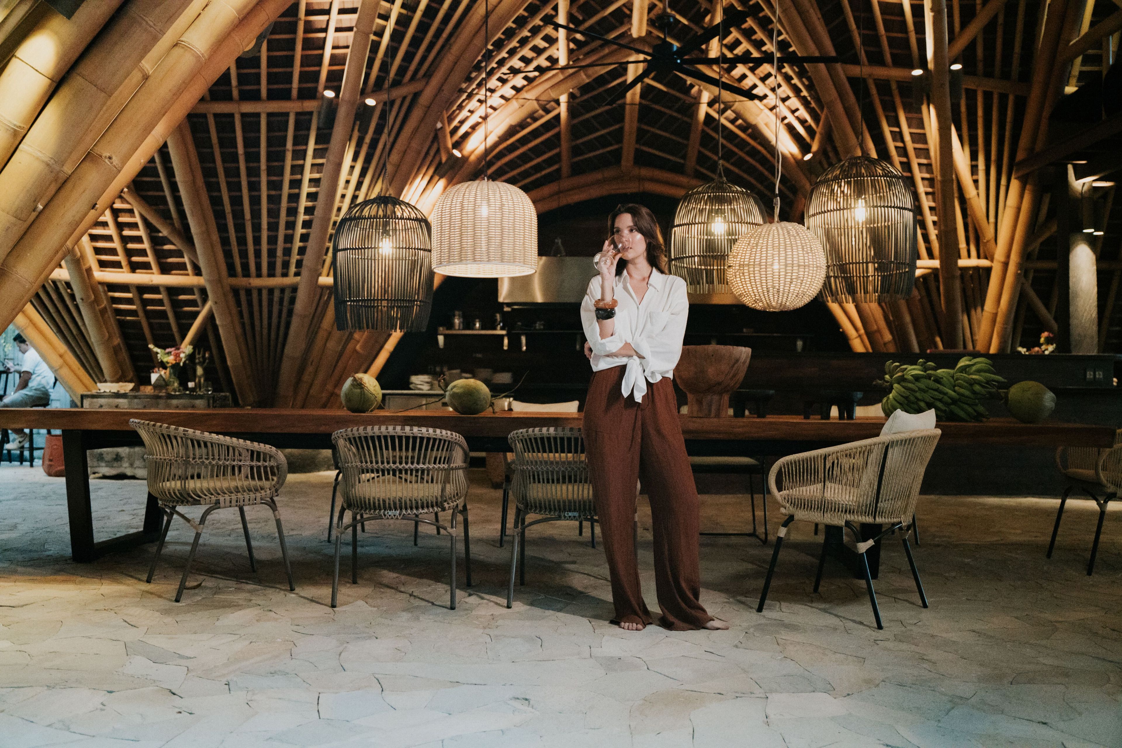 Алюминиевый и деревянный садовый стул с подлокотниками cbdesign Armony ARCH-00128555 - Вид №3