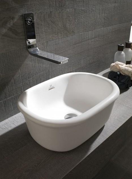 Накладная раковина на столешницу  овальная KRION Epoque sun-id-1487304 - Вид №2