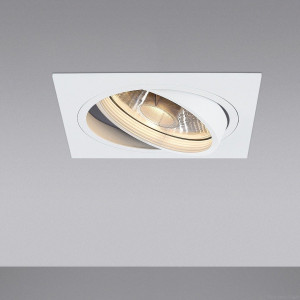 Slv 113541 матовый белый светильник встраиваемый потолочный