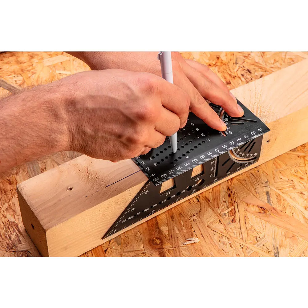 Угольник 3D японский алюминиевый Neo, 155 мм Santreyd STLM-2038481 - Вид №3