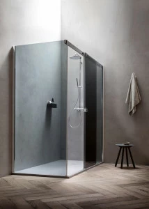ARBLU Душевой уголок угловой с раздвижной дверцей Otto