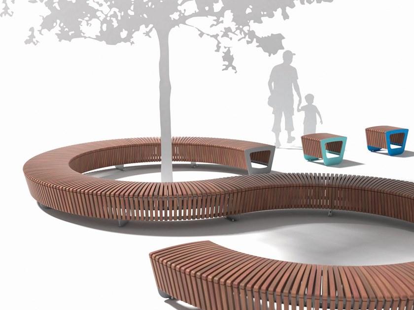 mmcité1 Изогнутая скамья со спинкой sun-id-1493570 - Вид №10