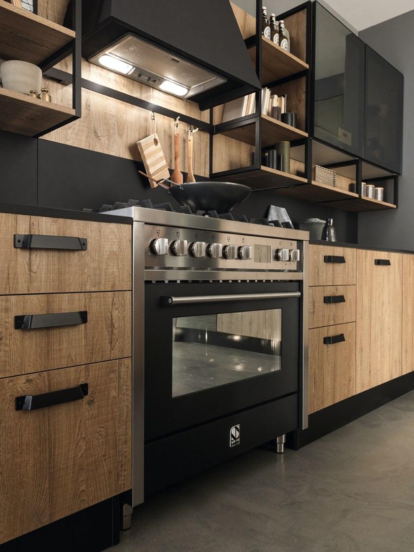 Febal Casa Линейная кухня из fenix-ntm® sun-id-1482484 - Вид №4