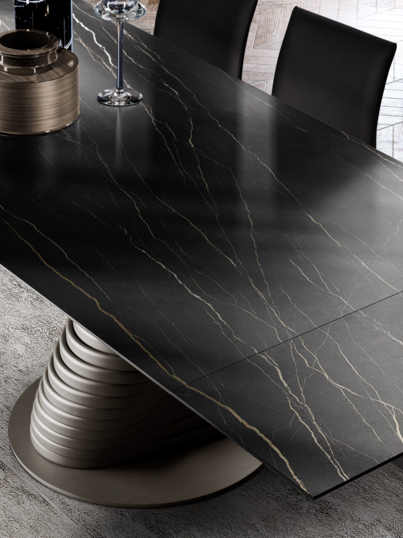 Прямоугольный керамический стол с металлическим основанием EFORMA рулон ARCH-00030720 - Вид №9