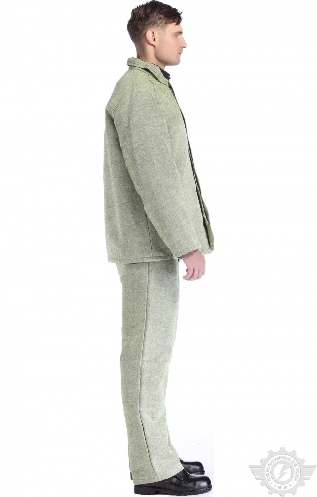 69171 Костюм брезентовый сварщика утепленный  Одежда для сварщиков  размер 56-58/170-176 Спецодежда  - Вид №9