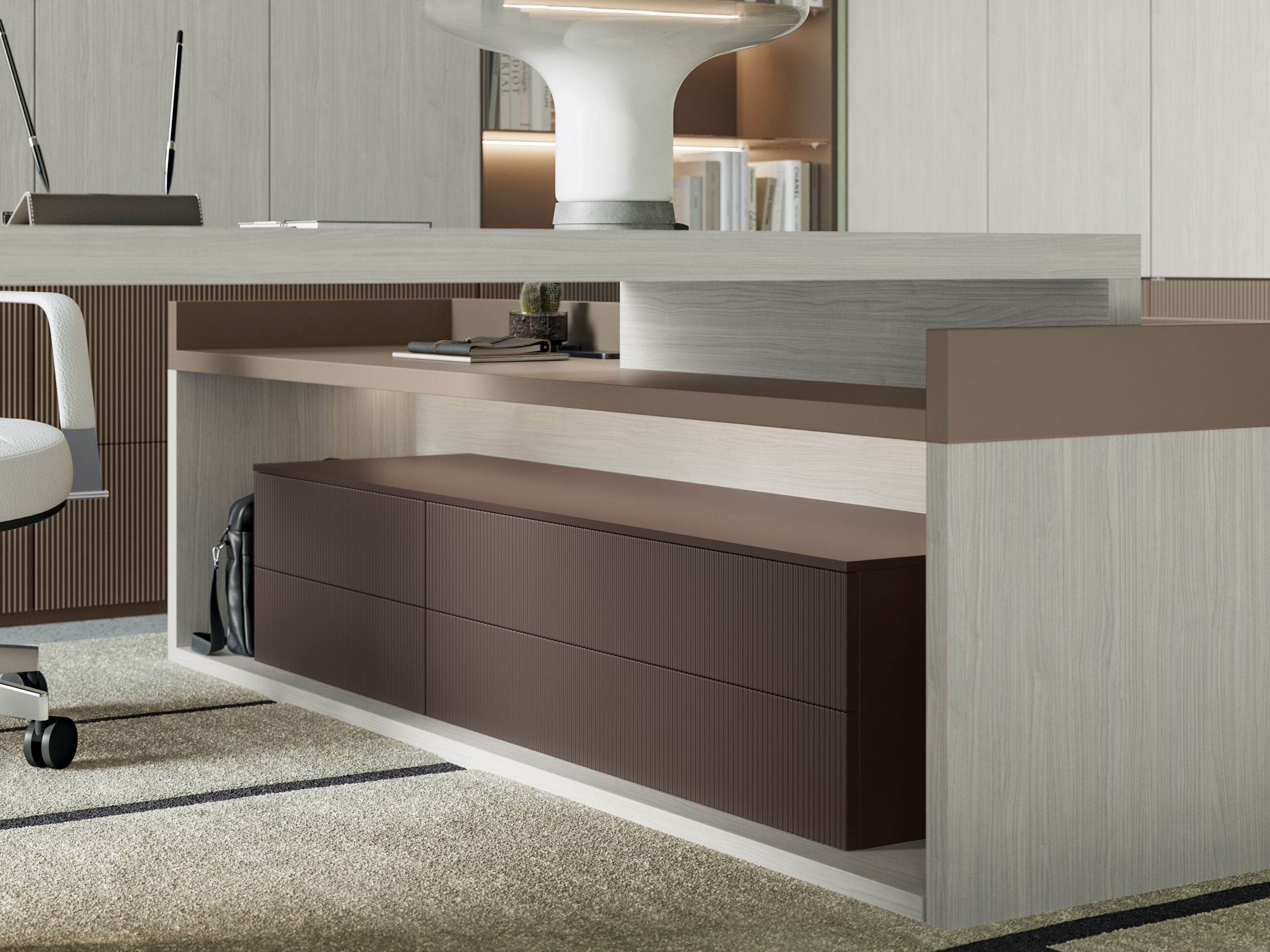 Стол управления на базе Giessegi OfficeTime ARCH-00136579 - Вид №3