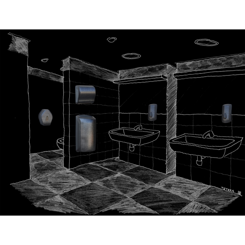 GUH719 Электронный освежитель воздуха LCD UNIQUE GLAMOUR BLACK LINE Merida  - Вид №2