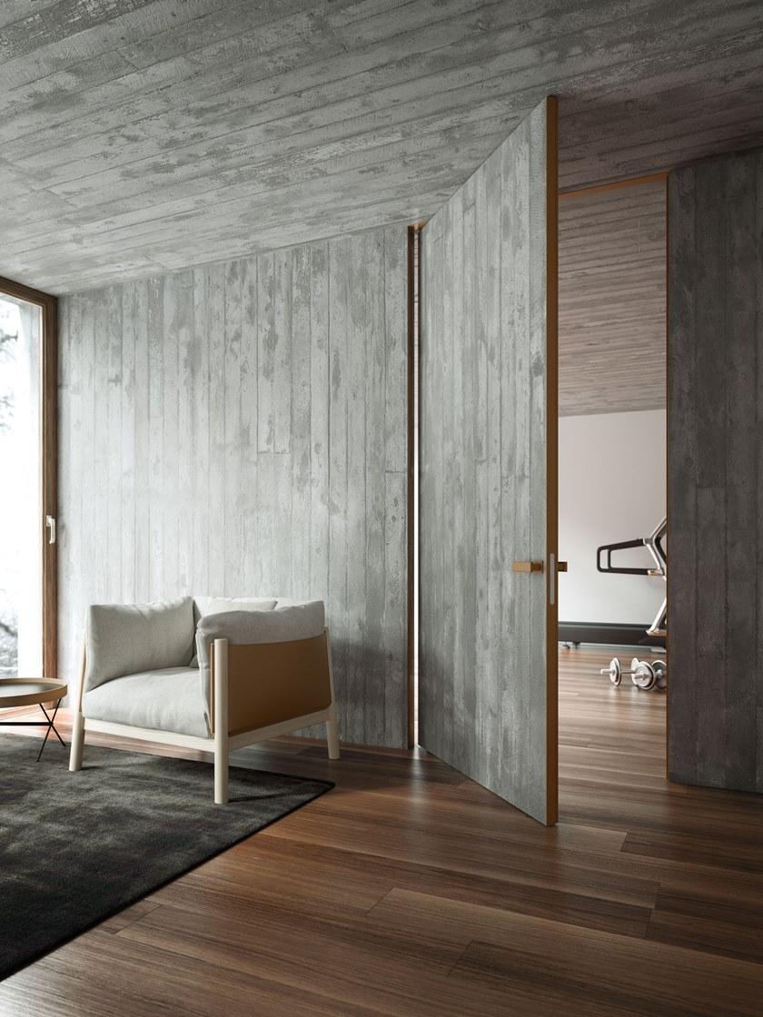 ADIELLE Настенная распашная дверь Materica sun-id-1401997 - Вид №2